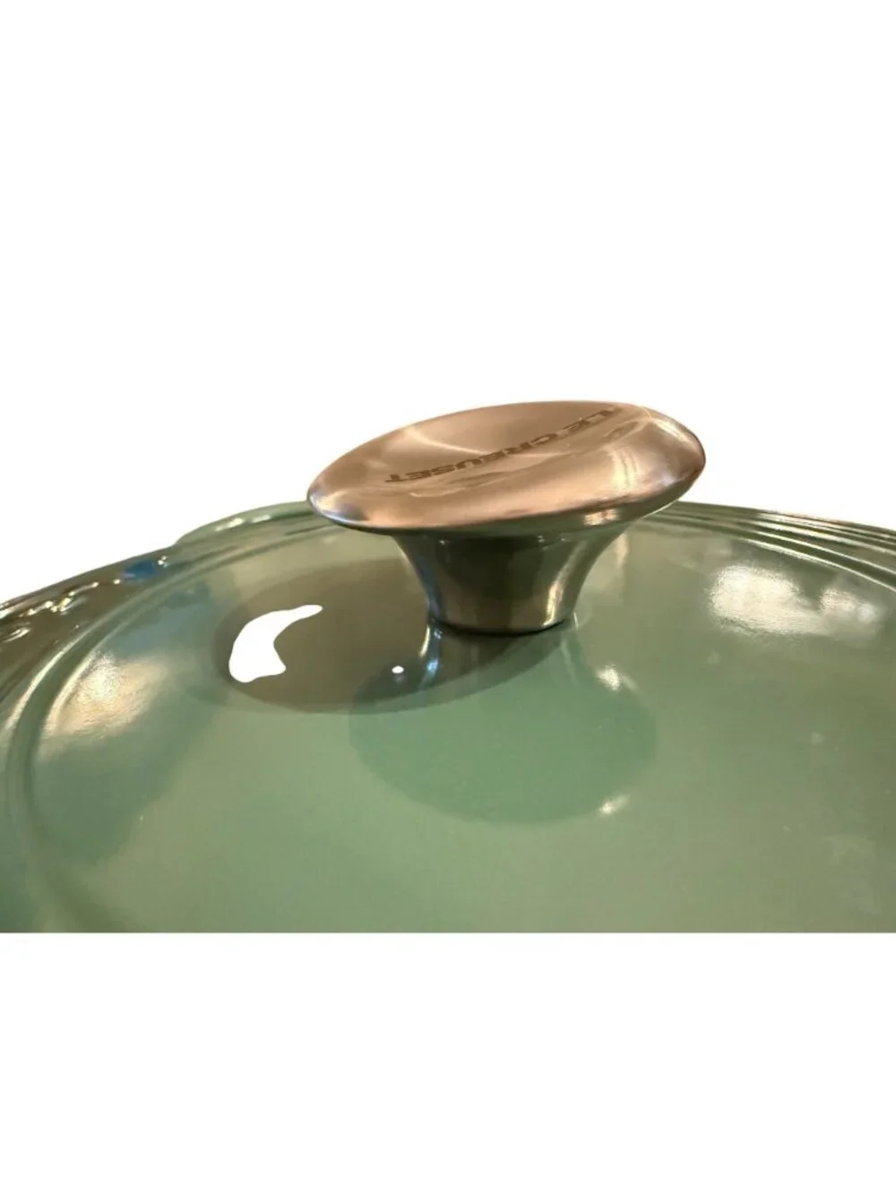 Le Creuset Enameled Cast Iron Braiser With Lid 7.5 Qt Green NWT